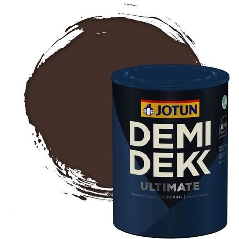 Lasure - DEMI DEKK ULTIMATE - Satinée - Brun Chocolat - 0,75L - Extérieur (1/2)