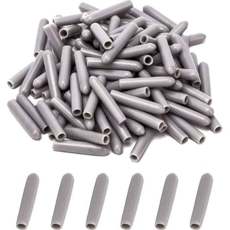 HOXILEELEO - Capuchons pour lave-vaisselle 100 pièces Couvercles en PVC antirouille Protection des broches Installation rapide sans colle (1/5)