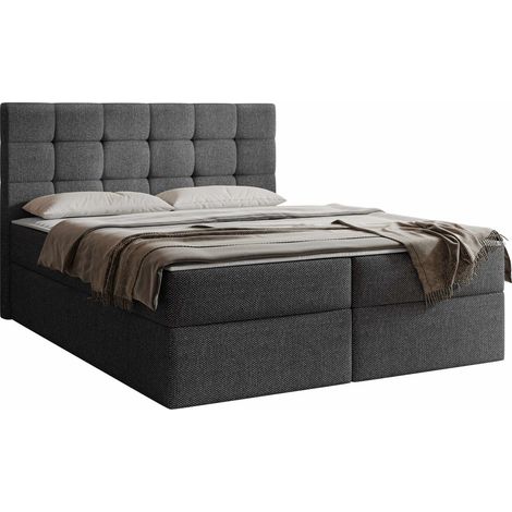 Cama continental Comfivo Osculum I, Muna 10, Continental, Doble, 140x200, Tapiz, Somieres, 143x206x112cm (1/5)