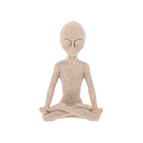 Alien-Skulptur aus Kunstharz, lustige Alien-Figur für den Schreibtisch, Dekoration aus Kunstharz für Zuhause