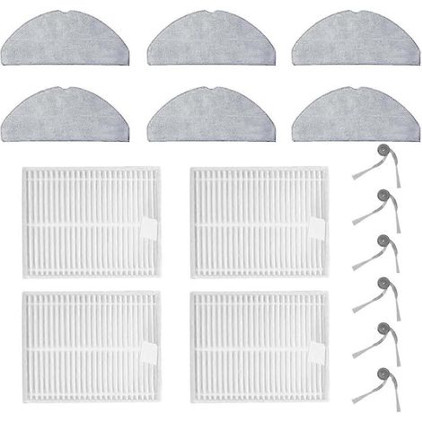 Ersatzteilset für Staubsauger der Modelle M5/M5+/L5: Seitenbürste, Reinigungstuch und HEPA-Filter (1/5)