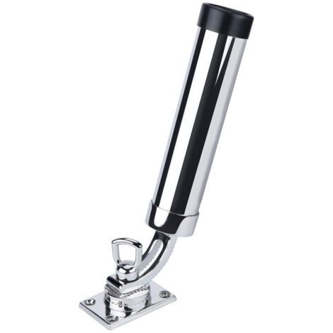 360 Degree Adjustable Fishing Rod Holder Deck Mount 316 Stainless Steel for Marine Boat Yacht (1/5)