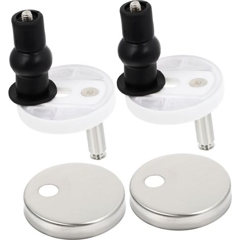 Charnières Siège Toilette à Dégagement, Acier Inoxydable, 45 Mm (1/5)