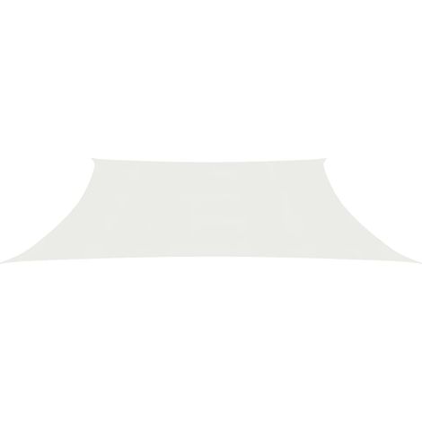 INLIFE Voile d'ombrage 160 g/m² Blanc 3/4x3 m PEHD (1/5)