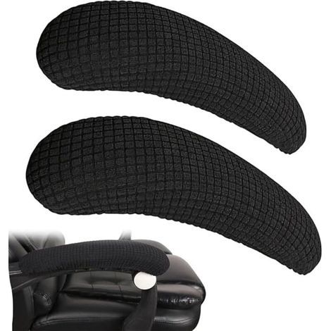 Armlehnenbezüge für Bürostühle, elastische Bezüge für Bürostuhlarmlehnen, elastische Bezüge für drehbare Computerstühle, waschbare Armlehnenbezüge (1/4)