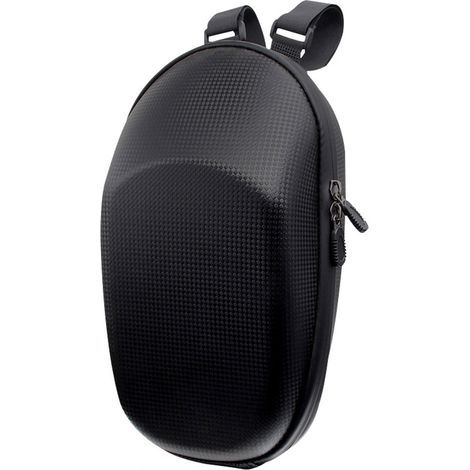 Sac de rangement pour Scooter, sac de guidon de Scooter étanche à la pluie, sac suspendu avant à coque rigide EVA adapté aux trottinettes et vélos pliants, Noir (1/5)