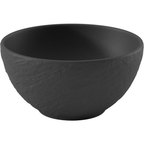 bol à céréales, noir, résistant au lave-vaisselle/micro-ondes, look ardoise caractéristique avec décor à la craie (1/5)