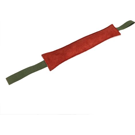 Baguette de dressage pour chien en cuir résistant avec double poignée (1/5)