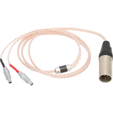 Câble HiFi XLR mâle symétrique 4 broches compatible avec Sennheiser HD800, HD800S et HD820, longueur 1,2 m / 3,9 pi (1/5)