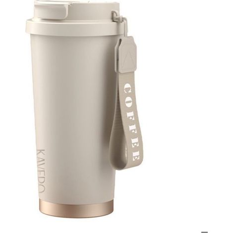 Mug isotherme 500ml tasse thermos à café revêtement en céramique en acier - Lazozo - inoxydable conception portative scellé et éta