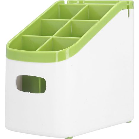 Boîte de rangement pour couverts avec égouttoir à couteaux, égouttoir à baguettes et étagère de rangement pour ustensiles de cuisine (1/5)