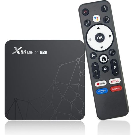 Boîtier TV Android 14 - RK3518 2GB/16GB - 4K HDR10 - WiFi 6 Dual Band - Bluetooth 5.0 - HDMI 2.0 (1/5)