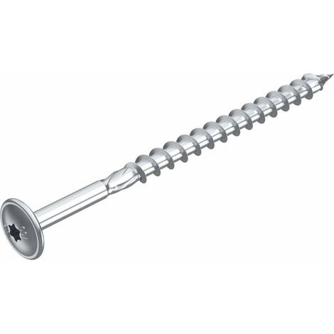 OBO Bettermann Vis à tête fraisée pour éléments de construction en bois 6x100 Acier galvanisé, 3498134 (1/2)