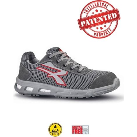 Zapatos de seguridad bajos FREQUENCY ESD S1P SRC - Gris 43