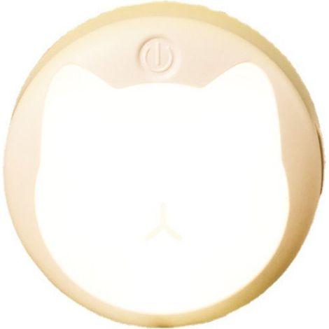 Veilleuse - 3 Niveaux De Luminosité Réglables - Avec Détecteur De Pleurs - Pour Chambre D'enfant Ou De Bébé - 9,2 X 4,5 X 9,2 Cm (1/3)