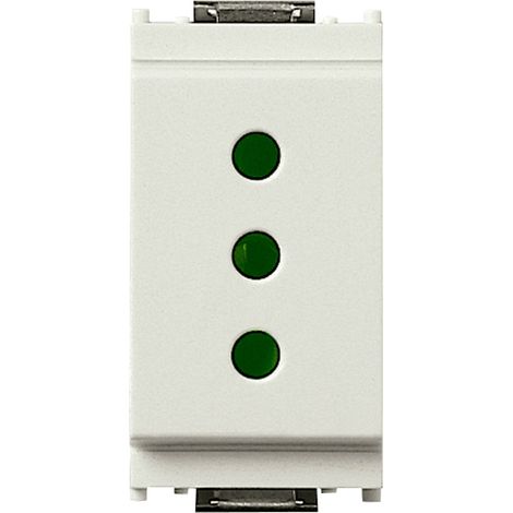 VIMAR - 16201.B Presa 2P+T 10A P11 bianco