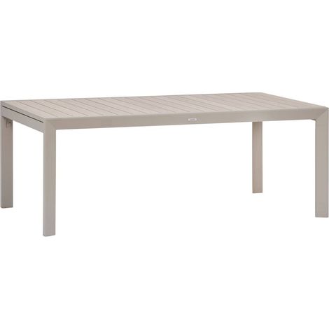 Tavolo da giardino evasion 12 posti, allungabile, lino beige - Hespéride