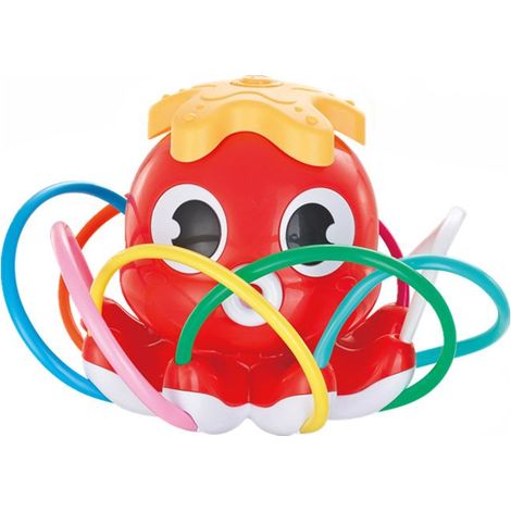 Jouet deau pieuvre pour enfants arroseur exterieur avec huit bras mobiles pour piscine et jeux été amusement garanti pour petits (1/5)