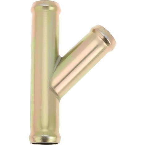 Connecteur en Y pour tuyau de refroidissement - Adaptateur zingué pour système de refroidissement automobile - 19 mm (1/5)