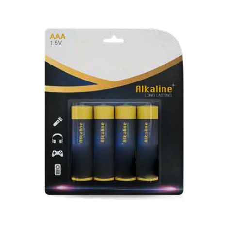 Caja 10 blisters de 4 unidades de pilas alkalinas LR-03 (AAA) GSC