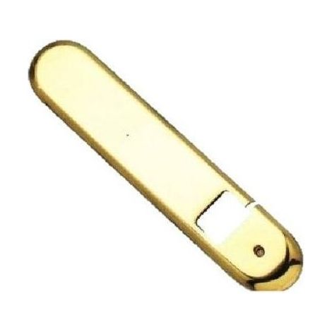 Housse pour rouleau de volet roulant – Art. 580 – Laiton poli 250x60 mm – Usage domestique