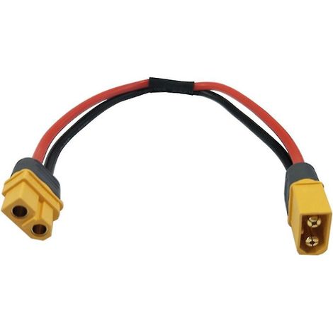 Câble d'alimentation Xt60 Xt-60 mâle/femelle avec connecteur en T et fiche à balles, 30 cm/11,8 pouces