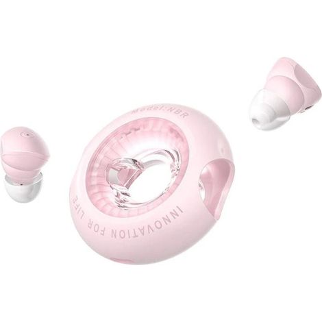 Écouteurs sans fil Vention en forme de donut, Bluetooth 5.3, IPX4, rose