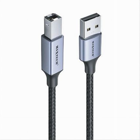MaxTech - Cavo Usb Bm2.0 Maschio 480 Mbps 3 Mt Compatibile Stampante Etichettatrice F-bm02 - (1/4)