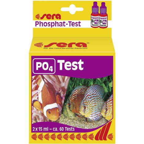 Sera Aquariumwassertester Phosphat PO4 Test 15 ml Wasseraufbereiter