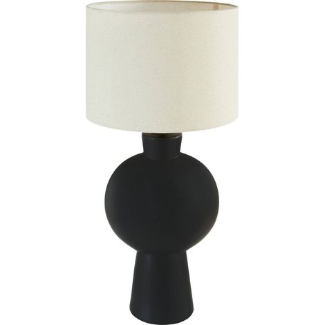 Lámpara de mesa Yulia negra H59cm - Atmosphera créateur d'intérieur