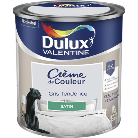 Valentine Crema di Colore Satin 0,5l Grigio Tendenza - Dulux Valentine