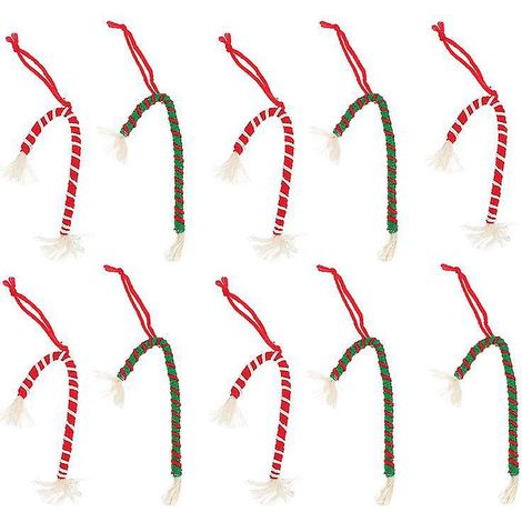 10 Stück Zuckerstangen-Anhänger