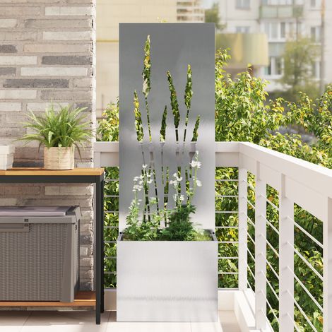 Pantalla de Privacidad para Jardín Plata 50 x 32 x 150 cm vidaXL