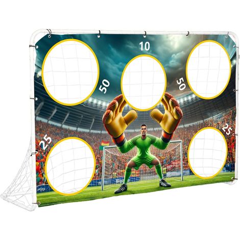Fußball-Trainingstor mit Zielfolie 180x122 cm MultiGarden