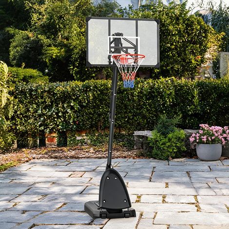 Panier de basket réglable de 236 à 293 cm 111 x 70,5 x 350 cm (1/5)