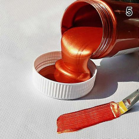 Peinture acrylique laquée or, imperméable, résistante à la décoloration, 100 ml (1/5)