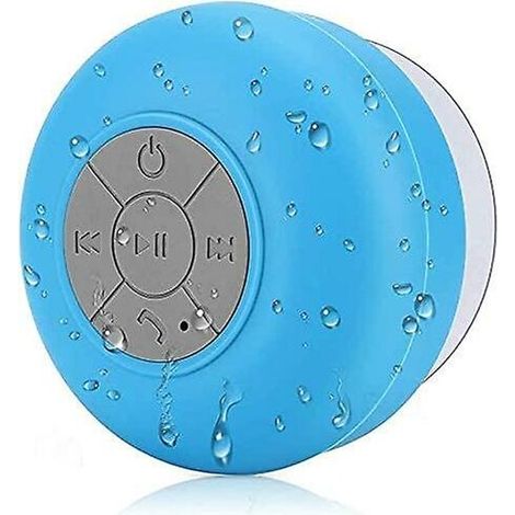 EASYCOMFORT Mini haut-parleur Bluetooth sans fil Jellyfish (bleu) (1/3)