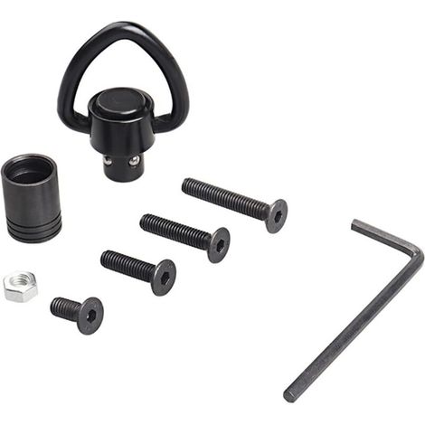Bardusch-Mousqueton métal rotation rapide, fermoir tension type lourd, essentiel camping. (1/4)
