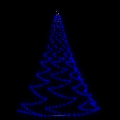 Arbre mural avec crochet métallique 720 LED Bleu 5 m Int/Ext (1/5)