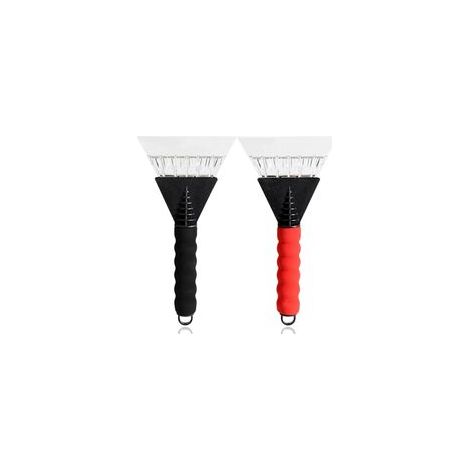2 Pièces Grattoir pour Pare-Brise de Voiture, Grattoirs à Glace Robustes, Ergonomique Gratte Pare Brise Voiture, pour Voitures dégivrer Les Pare-Brise et Les vitres de Voiture