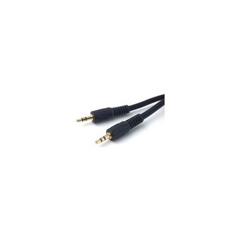Microconnect AUDLL05 Audiokabel 0.5 m 3.5mm Schwarz - Audiokabel (3.5mm, Stecker, 3.5mm, Stecker, 0.5 m, Schwarz) (1/3)