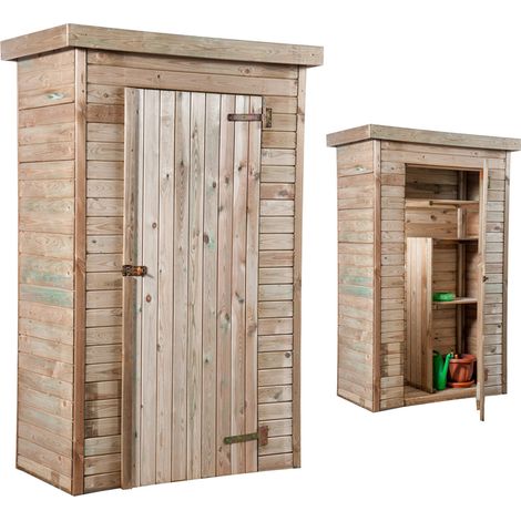 Casetta Porta Attrezzi da Giardino in Legno Armadio Ripostiglio Esterno Pircher (1/3)
