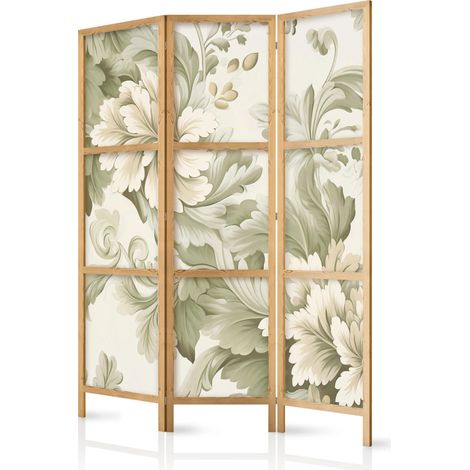 Dekorativer Paravent artgeist Flanell creme 135x172 cm