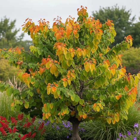Cercis du Canada The Rising Sun, Arbre de Judée, Gainier du Canada/Pot de 15L - 100/150 cm