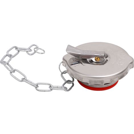 Bouchon de réservoir de carburant diesel en alliage d'aluminium, grande étanchéité, protection du radiateur moteur pour pelleteuse chargeuse, rouge, grande taille (1/5)