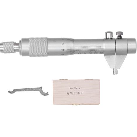 Jauge de diamètre intérieur 530mm Micromètre d'alésage Set Outil de mesure avec clé Coffret bois (1/5)