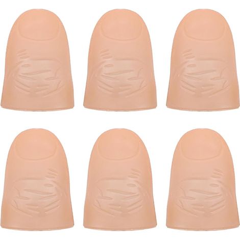 Pack of 6 Magic Thumb Lights Fake Finger Magic Trick Finger Flashing Thumb Light Prank Toy for Bar Accessories Party Supplies (1/5)