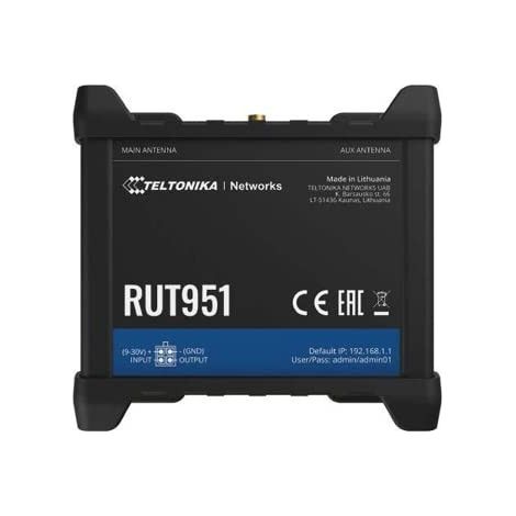 Teltonika Networks RUT951 WiFi/4G Router Standardversion mit EU-Netzteil, RUT951000000
