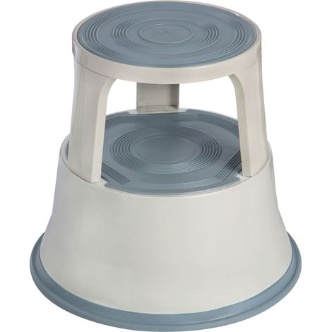 Premier Housewares 2 Tier Light Grey Step Stool (1/5)