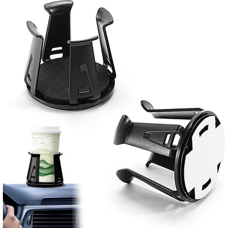 Porte Gobelet Voiture, Lot de 2, Porte-Bouteilles Autocollants Universels Réglable, Porte-Gobelets À Boissons Et À Café de 57 cm de Diamètre pour Camping-Car, Yacht, Van (1/5)